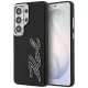 Karl Lagerfeld - Full Wrapped Grained Leather with Signature Resin Logo (KLHCS26LPGFKSRSK) - Samsung Galaxy S26 Ultra - Black