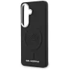 Karl Lagerfeld - Leather with Initial Logo Debossed MagSafe (KLHMS26MPGFKLRDK) - Samsung Galaxy S26 Plus - Black
