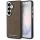 Karl Lagerfeld - Leather with Initial Logo Debossed MagSafe (KLHMS26MPGFKLRDW) - Samsung Galaxy S26 Plus - Brown