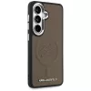 Karl Lagerfeld - Leather with Initial Logo Debossed MagSafe (KLHMS26MPGFKLRDW) - Samsung Galaxy S26 Plus - Brown