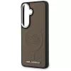 Karl Lagerfeld - Leather with Initial Logo Debossed MagSafe (KLHMS26MPGFKLRDW) - Samsung Galaxy S26 Plus - Brown