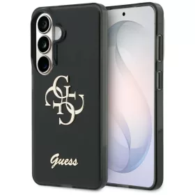  Guess - IML Nagy Fém 4G Felirat (GUHCS26S5HC4MLSK) - Samsung Galaxy S26 - Fekete