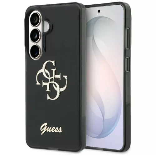 Guess - IML Nagy Fém 4G Felirat (GUHCS26S5HC4MLSK) - Samsung Galaxy S26 - Fekete