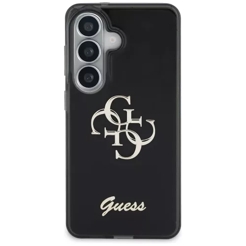 Guess - IML Nagy Fém 4G Felirat (GUHCS26S5HC4MLSK) - Samsung Galaxy S26 - Fekete