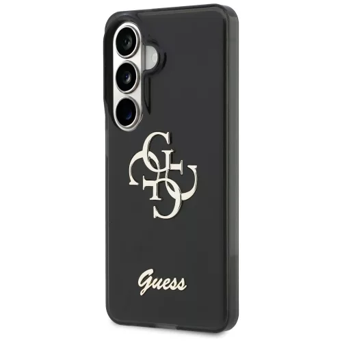 Guess - IML Nagy Fém 4G Felirat (GUHCS26S5HC4MLSK) - Samsung Galaxy S26 - Fekete