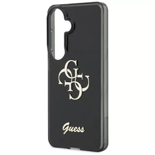 Guess - IML Nagy Fém 4G Felirat (GUHCS26S5HC4MLSK) - Samsung Galaxy S26 - Fekete
