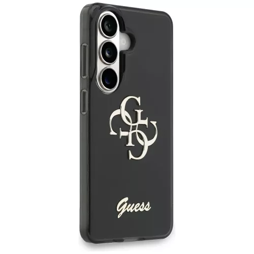 Guess - IML Nagy Fém 4G Felirat (GUHCS26S5HC4MLSK) - Samsung Galaxy S26 - Fekete