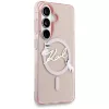 Karl Lagerfeld - IML Choupette Karl Script Logo MagSafe (KLHMS26S5HKSCAP) - Samsung Galaxy S26 - Pink