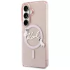 Karl Lagerfeld - IML Choupette Karl Script Logo MagSafe (KLHMS26S5HKSCAP) - Samsung Galaxy S26 - Pink