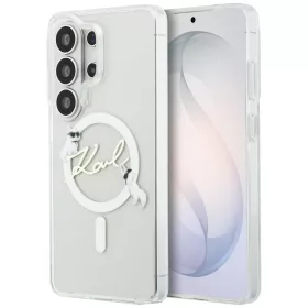   Karl Lagerfeld - IML Choupette Karl Script Logo MagSafe (KLHMS26L5HKSCAH) - Samsung Galaxy S26 Ultra - White