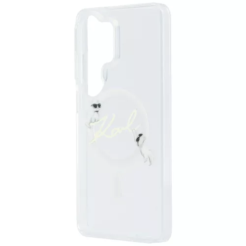 Karl Lagerfeld - IML Choupette Karl Script Logo MagSafe (KLHMS26L5HKSCAH) - Samsung Galaxy S26 Ultra - White