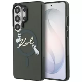   Karl Lagerfeld - IML Choupette Karl Script Logo MagSafe (KLHMS26L5HKSCAK) - Samsung Galaxy S26 Ultra - Black
