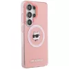 Karl Lagerfeld - IML Choupette Head on KL Repeated Logo MagSafe (KLHMS26LHMKBCHOP) - Samsung Galaxy S26 Ultra - Pink