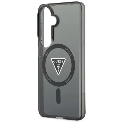 Guess - IML Átmenetes Háromszög MagSafe (GUHMS26SHGTMLCGK) - Samsung Galaxy S26 - Fekete