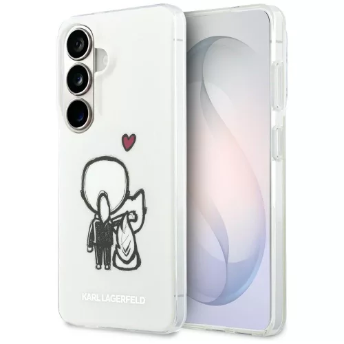 Karl Lagerfeld - IML with K&C Back Logo MagSafe (KLHMS26S6HKCBHH) - Samsung Galaxy S26 - White