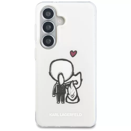 Karl Lagerfeld - IML with K&C Back Logo MagSafe (KLHMS26S6HKCBHH) - Samsung Galaxy S26 - White