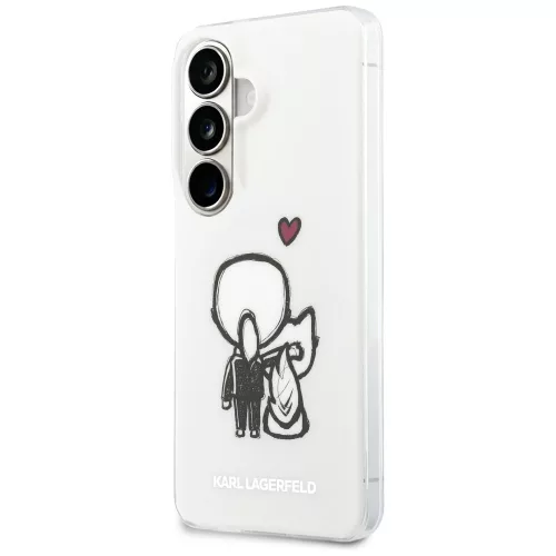 Karl Lagerfeld - IML with K&C Back Logo MagSafe (KLHMS26S6HKCBHH) - Samsung Galaxy S26 - White