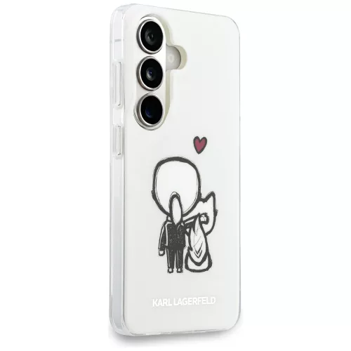 Karl Lagerfeld - IML with K&C Back Logo MagSafe (KLHMS26S6HKCBHH) - Samsung Galaxy S26 - White