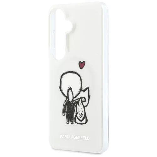 Karl Lagerfeld - IML with K&C Back Logo MagSafe (KLHMS26S6HKCBHH) - Samsung Galaxy S26 - White
