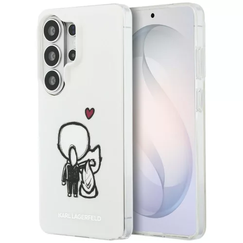 Karl Lagerfeld - IML with K&C Back Logo MagSafe (KLHMS26L6HKCBHH) - Samsung Galaxy S26 Ultra - White