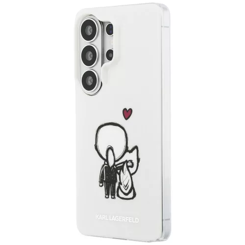 Karl Lagerfeld - IML with K&C Back Logo MagSafe (KLHMS26L6HKCBHH) - Samsung Galaxy S26 Ultra - White