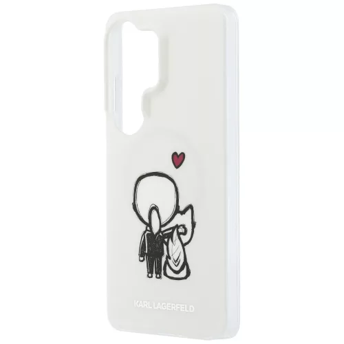 Karl Lagerfeld - IML with K&C Back Logo MagSafe (KLHMS26L6HKCBHH) - Samsung Galaxy S26 Ultra - White