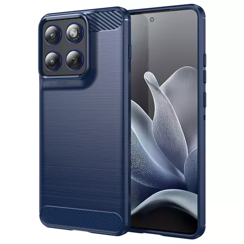 Techsuit - Carbon szilikon tok - Motorola Edge 70 - Kék