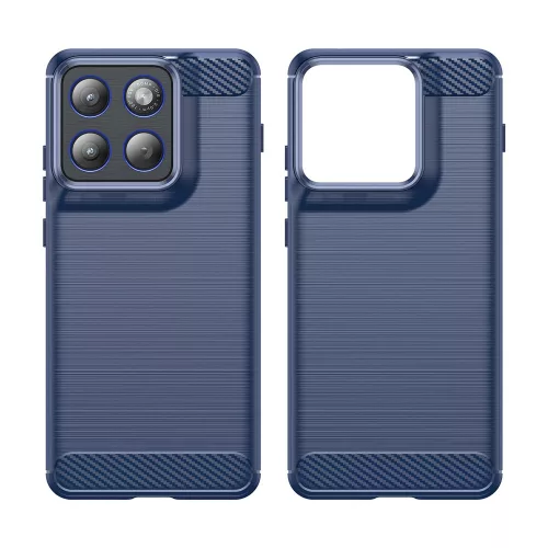 Techsuit - Carbon szilikon tok - Motorola Edge 70 - Kék