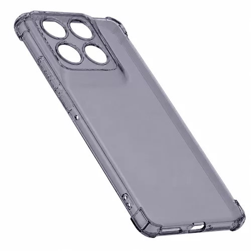 Techsuit - Shockproof Átlátszó Ütésálló Szilikon tok - Motorola Edge 70 - Átlátszó fekete