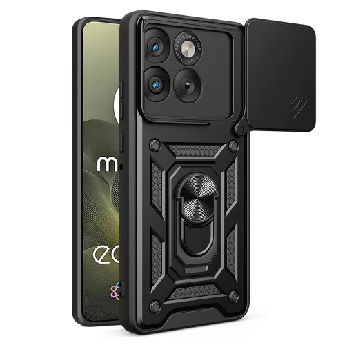 Techsuit - CamShield ütésálló tok - Motorola Edge 70 - Fekete