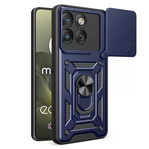Techsuit - CamShield ütésálló tok - Motorola Edge 70 - Kék