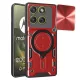 Techsuit - CamGuard Pro tok ütésálló tok - Motorola Edge 70 - Piros