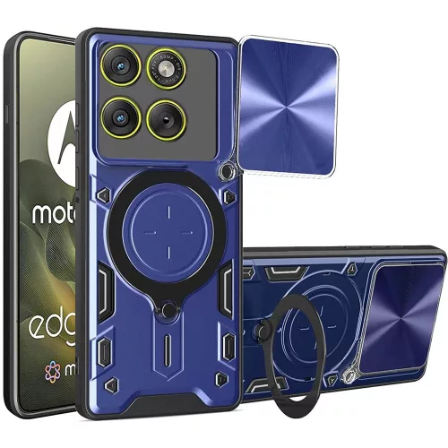 Techsuit - CamGuard Pro tok ütésálló tok - Motorola Edge 70 - Kék