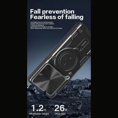 Techsuit - CamGuard Pro tok ütésálló tok - Motorola Edge 70 - Kék
