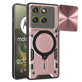   Techsuit - CamGuard Pro tok ütésálló tok - Motorola Edge 70 - Rosegold