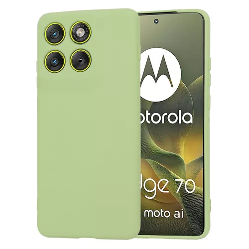 Techsuit - SoftFlex szilikon tok - Motorola Edge 70 - Matcha zöld