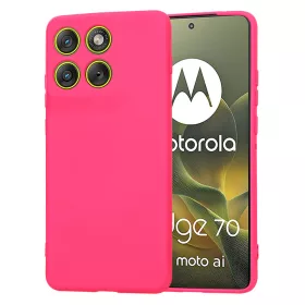 Techsuit - SoftFlex szilikon tok - Motorola Edge 70 - Pink