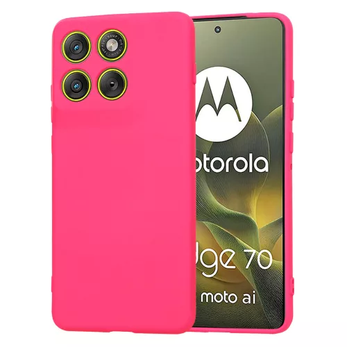 Techsuit - SoftFlex szilikon tok - Motorola Edge 70 - Pink