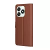 Techsuit - Leather Folio kinyitható tok - Honor X5c Plus - Barna