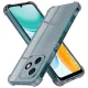 Techsuit - Shockproof Átlátszó Ütésálló Szilikon tok - Honor X5c Plus - Átlátszó fekete