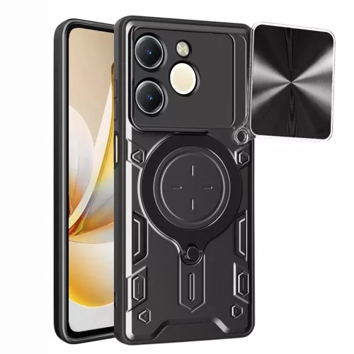 Techsuit - CamGuard Pro tok ütésálló tok - Realme Note 70T - Fekete