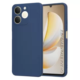   Techsuit - SoftFlex szilikon tok - Realme Note 70T - Sötétkék