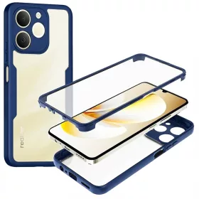   Techsuit - ColorVerse 360 tok kijelzővédővel - Realme Note 70T - Kék