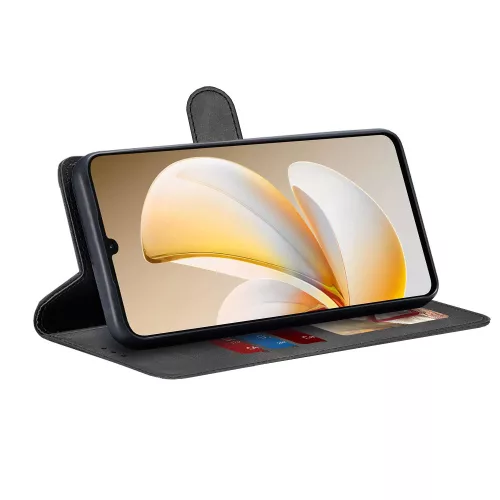 Techsuit - Diary Book kinyitható tok - Realme Note 70T - Fekete