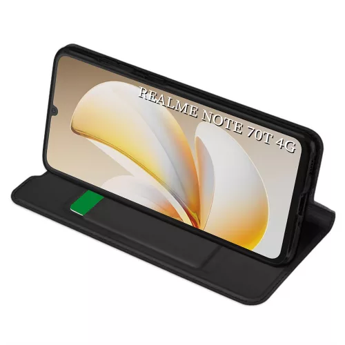 Techsuit - Magskin Book - Realme Note 70T - Black