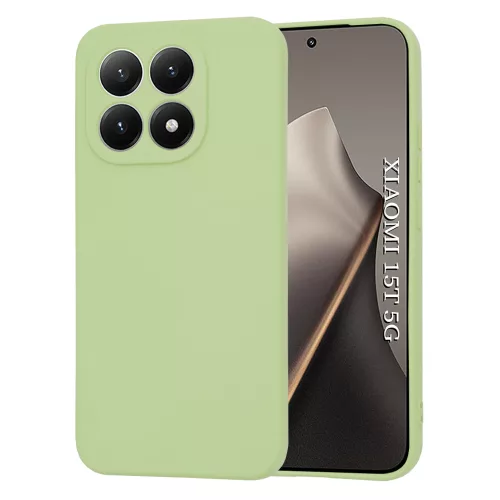 Techsuit - SoftFlex szilikon tok - Xiaomi 15T - Matcha zöld