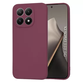 Techsuit - SoftFlex szilikon tok - Xiaomi 15T - Bordó