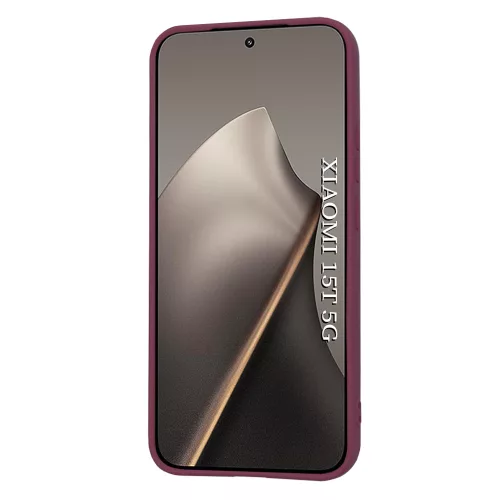 Techsuit - SoftFlex szilikon tok - Xiaomi 15T - Bordó