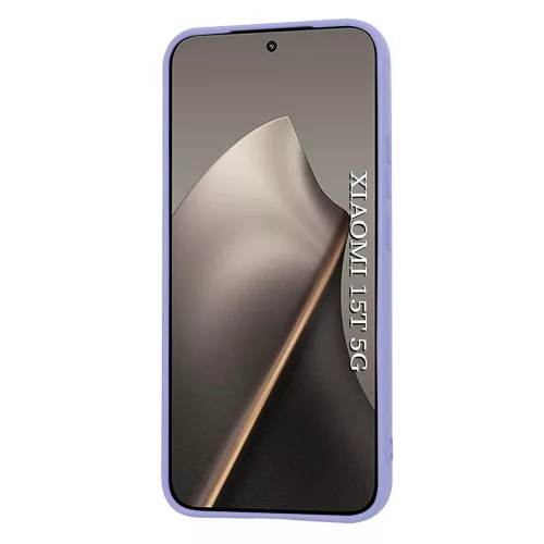 Techsuit - SoftFlex szilikon tok - Xiaomi 15T - Világos lila