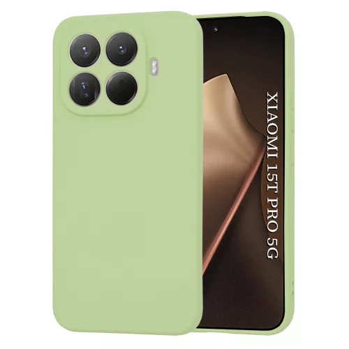 Techsuit - SoftFlex szilikon tok - Xiaomi 15T Pro - Matcha zöld